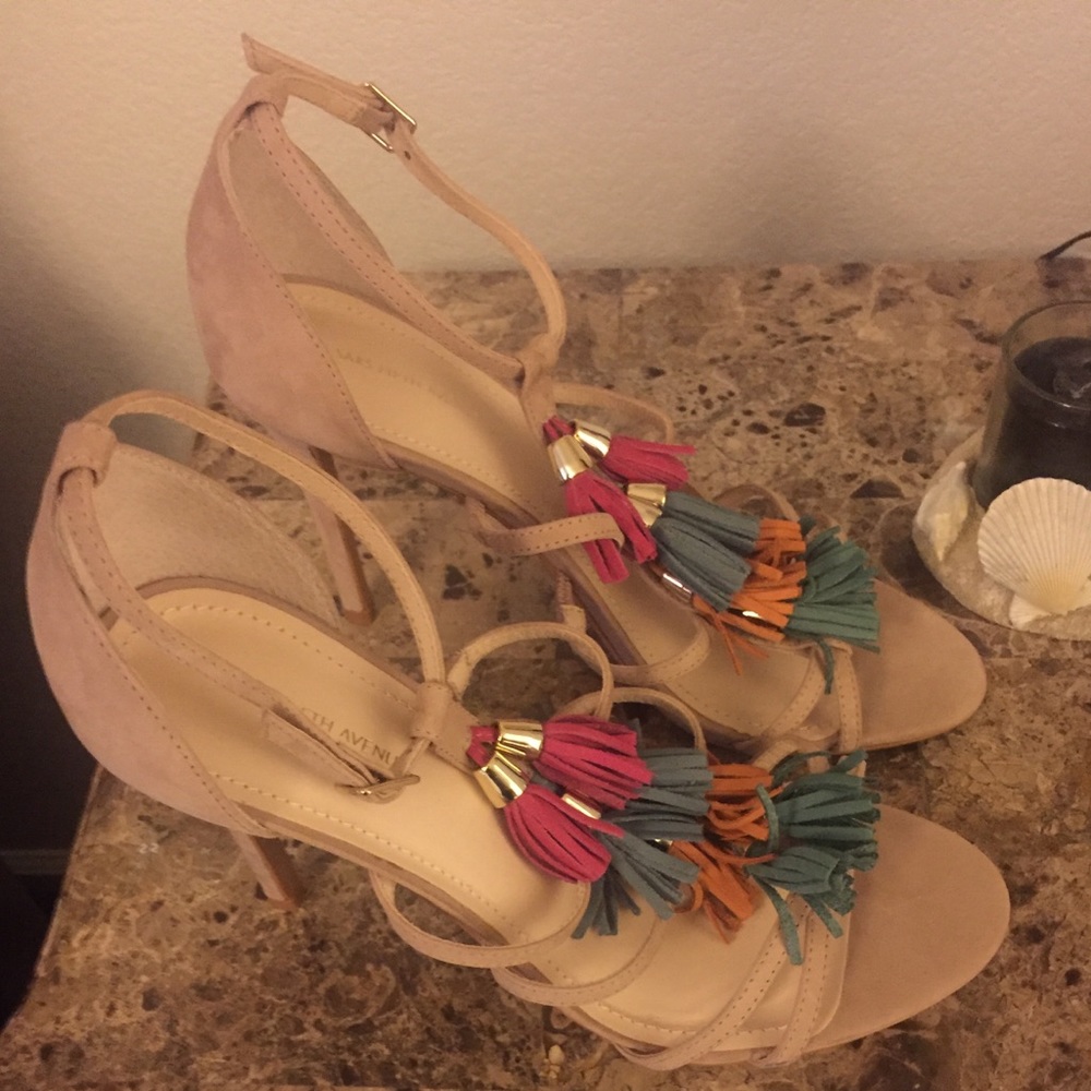 Saks Fifth Avenue nude heels